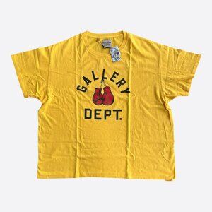 Gallery Dept Yellow Boxing Logo T-Shirt